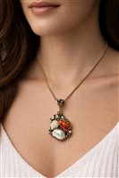 Collier Alcozer & J Femme in Bronze Corallo C138CL22 - C138CL22